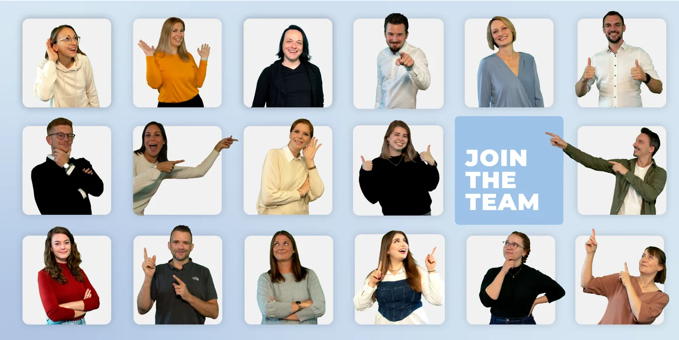 Join the Team – Kolleginnen und Kollegen von HR factory